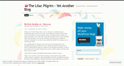 Desktop Screenshot of lilacpilgrim.wordpress.com