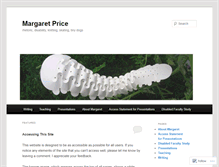 Tablet Screenshot of margaretprice.wordpress.com