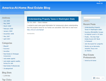 Tablet Screenshot of americaathome.wordpress.com