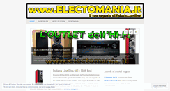 Desktop Screenshot of electomania.wordpress.com