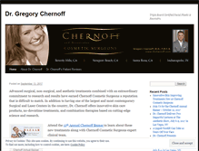 Tablet Screenshot of gchernoffmd.wordpress.com