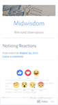 Mobile Screenshot of midwisdom.wordpress.com