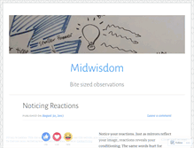 Tablet Screenshot of midwisdom.wordpress.com