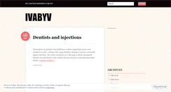 Desktop Screenshot of ivabyv.wordpress.com
