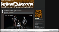 Desktop Screenshot of hanscustom.wordpress.com