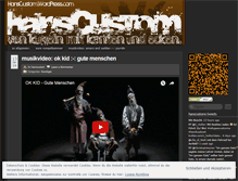 Tablet Screenshot of hanscustom.wordpress.com