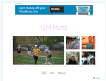 Tablet Screenshot of gmruns.wordpress.com