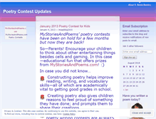 Tablet Screenshot of mystoriesandpoemsblog.wordpress.com