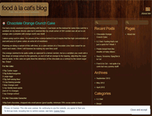 Tablet Screenshot of foodalacat.wordpress.com