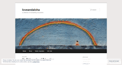 Desktop Screenshot of loveandaloha.wordpress.com