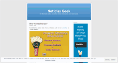 Desktop Screenshot of noticiasgeek.wordpress.com