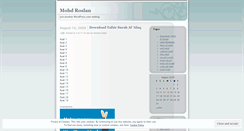 Desktop Screenshot of mohdroslan.wordpress.com