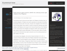 Tablet Screenshot of ecuvoicephils.wordpress.com