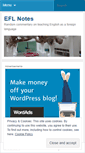 Mobile Screenshot of eflnotes.wordpress.com
