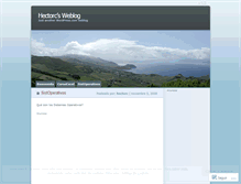 Tablet Screenshot of hectorc.wordpress.com