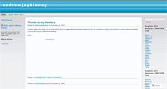 Desktop Screenshot of andrewjaykinney.wordpress.com