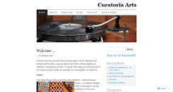 Desktop Screenshot of curatoriaarts.wordpress.com