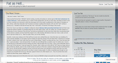 Desktop Screenshot of justoofat.wordpress.com