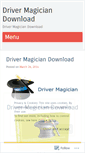 Mobile Screenshot of drivermagiciandownload.wordpress.com