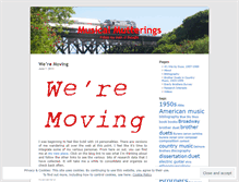 Tablet Screenshot of musicalmutterings.wordpress.com