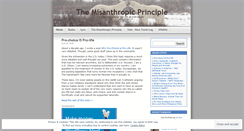 Desktop Screenshot of misanthropicscott.wordpress.com