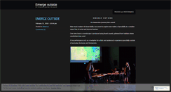 Desktop Screenshot of emergeoutside.wordpress.com