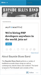 Mobile Screenshot of baysideblues.wordpress.com