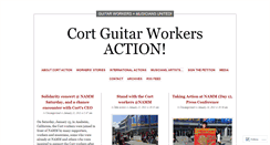 Desktop Screenshot of cortaction.wordpress.com