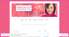 Desktop Screenshot of makeitupcosmetic.wordpress.com