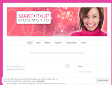 Tablet Screenshot of makeitupcosmetic.wordpress.com