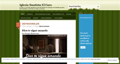 Desktop Screenshot of iglesiaelfaro.wordpress.com