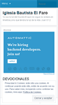 Mobile Screenshot of iglesiaelfaro.wordpress.com