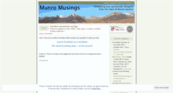 Desktop Screenshot of munromusings.wordpress.com