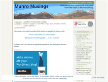 Tablet Screenshot of munromusings.wordpress.com