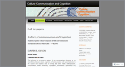 Desktop Screenshot of culturecommcog.wordpress.com