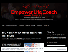 Tablet Screenshot of empowerlifecoach.wordpress.com