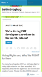 Mobile Screenshot of bethsblogbug.wordpress.com