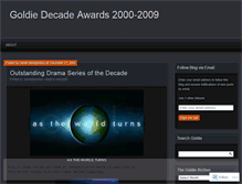 Tablet Screenshot of goldiedecade.wordpress.com