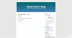 Desktop Screenshot of danielstroe.wordpress.com