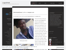 Tablet Screenshot of lagosheat.wordpress.com