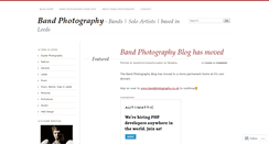 Desktop Screenshot of bandphotographyleeds.wordpress.com