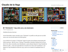 Tablet Screenshot of claudiodelavega.wordpress.com