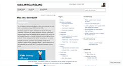 Desktop Screenshot of missafrica.wordpress.com