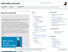 Tablet Screenshot of missafrica.wordpress.com