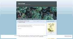Desktop Screenshot of forkandgavel.wordpress.com