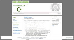 Desktop Screenshot of islam2.wordpress.com