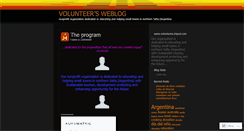 Desktop Screenshot of beavolunteer.wordpress.com