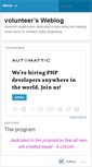 Mobile Screenshot of beavolunteer.wordpress.com