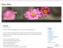 Tablet Screenshot of postalice.wordpress.com