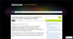 Desktop Screenshot of dggoldjax.wordpress.com